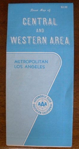 Central and western area, metropolitan Los Angeles - Wide World Maps & MORE! - Book - Wide World Maps & MORE! - Wide World Maps & MORE!