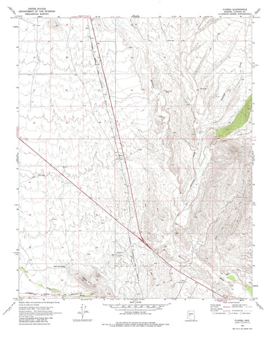 Flores, Arizona (7.5'×7.5' Topographic Quadrangle) - Wide World Maps & MORE!