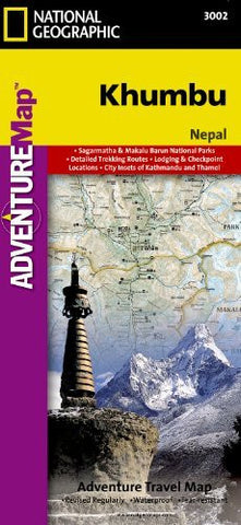 Trails Illustrated - Adventure Map-Khumbu, Nepal - Adventure Map (National Geographic Adventure Map) - Wide World Maps & MORE! - Book - National Geographic - Wide World Maps & MORE!