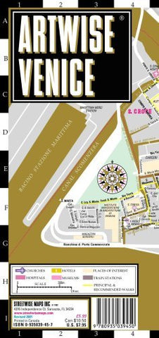 Artwise Venice Museum Map - Laminated Museum Map of Venice, Italy - Wide World Maps & MORE! - Book - StreetWise - Wide World Maps & MORE!