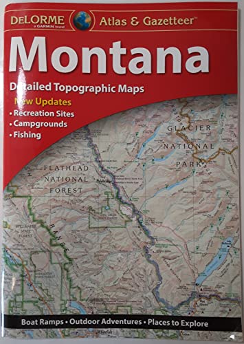 2020 Montana Detailed Topographic Maps (DeLorme Atlas & Gazetteer) - Wide World Maps & MORE!