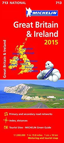 Great Britain and Ireland 2015 National Map 713 - Wide World Maps & MORE! - Book - Wide World Maps & MORE! - Wide World Maps & MORE!