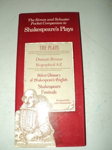 The Pocket Companion to Shakespeare's Plays (Fireside Book) - Wide World Maps & MORE!