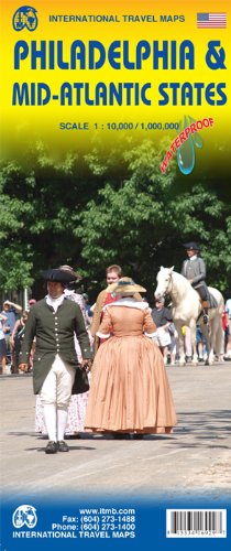 Philadelphia & Mid-Atlantic States 1:10K/1:1M ITM Travel Map [Used - Like New] - Wide World Maps & MORE! - Book - Wide World Maps & MORE! - Wide World Maps & MORE!