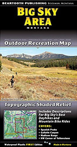 Beartooth Publishing Big Sky Area - Wide World Maps & MORE! - Lawn & Patio - Beartooth Publishing - Wide World Maps & MORE!