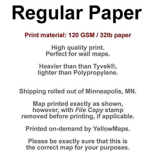 YellowMaps Quemado NM topo map, 1:100000 Scale, 30 X 60 Minute, Historical, 1983, Updated 1983, 24.1 x 43.4 in - Wide World Maps & MORE!