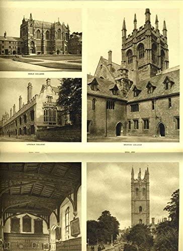 The Charm of Oxford Described Illustrated in Sepia Photogravure Booklet - Wide World Maps & MORE! - Single Detail Page Misc - Generic - Wide World Maps & MORE!