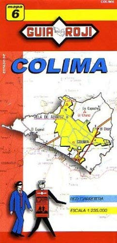 Colima State Map Guia Roji (English and Spanish Edition) - Wide World Maps & MORE! - Book - Guia Roji - Wide World Maps & MORE!