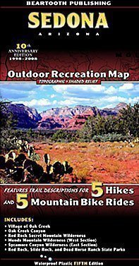 2008 Sedona, Arizona Outdoor Recreation Map [Collectible - Like New] - Wide World Maps & MORE! - Map - Beartooth Publishing - Wide World Maps & MORE!
