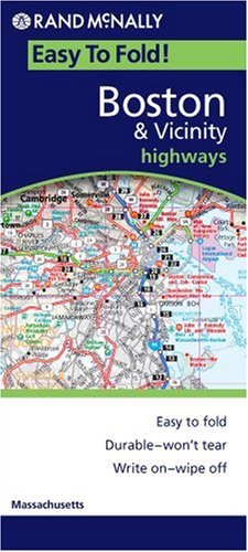 Rand McNally Boston & Vicinity EasyFinder - Wide World Maps & MORE! - Book - Wide World Maps & MORE! - Wide World Maps & MORE!