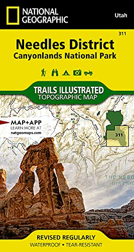 Needles District: Canyonlands National Park (National Geographic Trails Illustrated Map, 311) - Wide World Maps & MORE!