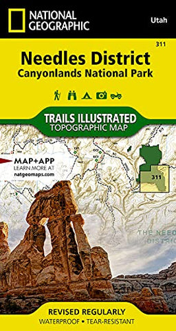 Needles District: Canyonlands National Park (National Geographic Trails Illustrated Map, 311) - Wide World Maps & MORE!
