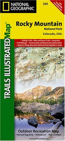 Rocky Mountain National Park Trail Map - Wide World Maps & MORE! - Book - Wide World Maps & MORE! - Wide World Maps & MORE!