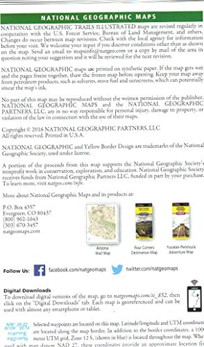 Hellsgate, Salome, & Sierra Ancha Wilderness Areas, Sitgreaves, Coconino, and Tonto National Forests, Arizona - Wide World Maps & MORE!