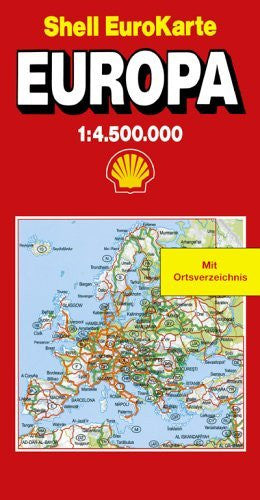 Shell EuroKarte Europa 1:4.500.000: Neu, mit Distanzenkarte = Shell EuroKarte Europe 1:4.500.000 (Marco Polo) (German Edition) - Wide World Maps & MORE! - Book - Wide World Maps & MORE! - Wide World Maps & MORE!
