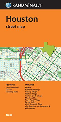 Folded Map: Houston Street Map - Wide World Maps & MORE! - Book - Wide World Maps & MORE! - Wide World Maps & MORE!