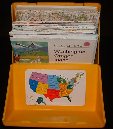 Close-Up U.S.A. National Geographic (Book plus 16 maps) - Wide World Maps & MORE!