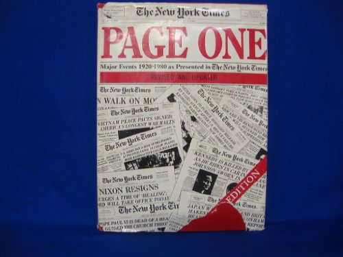 Page one: Major events 1920 1980 as presented in The New York Times - Wide World Maps & MORE! - Book - Wide World Maps & MORE! - Wide World Maps & MORE!