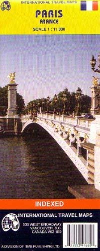 Paris City Map (Travel Reference Map) - Wide World Maps & MORE! - Book - Gifts International Inc - Wide World Maps & MORE!