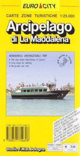Carte stradali e nautiche 1:25.000: Con pianta del centro abitato di La Maddalena, scala 1:3.000 (Italian Edition) - Wide World Maps & MORE!