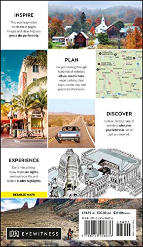 DK Eyewitness USA (Travel Guide) - Wide World Maps & MORE!