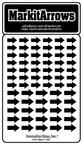 Assorted Black Arrows - Wide World Maps & MORE! - Office Product - Mark-It - Wide World Maps & MORE!