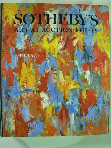 Sotheby's Art at Auction 1988-89 - Wide World Maps & MORE! - Book - Brand: Sotheby Parke Bernet Pubns - Wide World Maps & MORE!