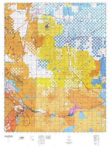 Arizona 16A Hunt Area / Game Management Unit (GMU) Map - Wide World Maps & MORE! - Map - MyTopo - Wide World Maps & MORE!