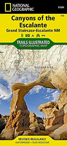 Canyons of the Escalante [Grand Staircase-Escalante National Monument] (National Geographic Trails Illustrated Map) - Wide World Maps & MORE! - Book - National Geographic Books - Wide World Maps & MORE!