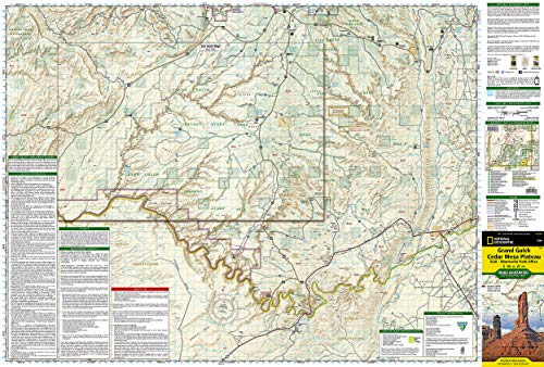 Grand Gulch, Cedar Mesa Plateau [BLM - Monticello Field Office] (National Geographic Trails Illustrated Map, 706) - Wide World Maps & MORE!