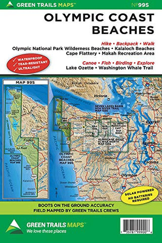 Olympic Coast Beaches, WA No. 99S (Green Trails Maps) - Wide World Maps & MORE!