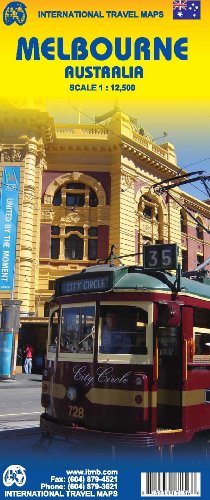 Melbourne Australia 1:12,500 Travel Map - Wide World Maps & MORE! - Book - Unknown - Wide World Maps & MORE!