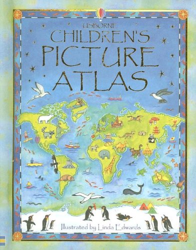 Mini Children's Picture Atlas (Miniature Editions) - Wide World Maps & MORE! - Book - Usborne Books - Wide World Maps & MORE!