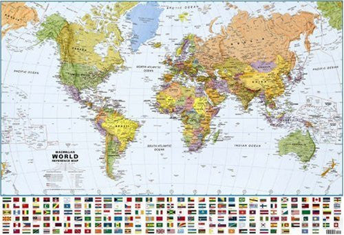 Macmillan World Reference Map - Wide World Maps & MORE! - Book - Wide World Maps & MORE! - Wide World Maps & MORE!