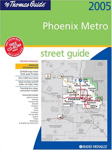 Thomas Guide 2005 Phoenix Metro Street Guide: Spiral - Wide World Maps & MORE! - Book - Wide World Maps & MORE! - Wide World Maps & MORE!
