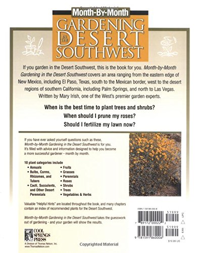 Month-By-Month Gardening in the Desert Southwest - Wide World Maps & MORE! - Book - Brand: Cool Springs Press - Wide World Maps & MORE!