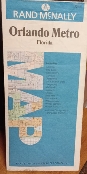 Orlando metro, Florida, map: Including Apopka, Bay Lake, Casselberry ... includes Disney World and Epcot Center Rand McNally and Company - Wide World Maps & MORE!