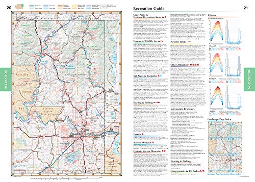 Washington Road and Recreation Atlas - Wide World Maps & MORE! - Map - Benchmark Maps - Wide World Maps & MORE!