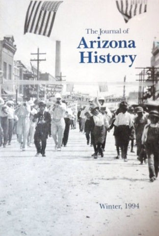 The Journal of Arizona History - Winter 1994 [Paperback] Various - Wide World Maps & MORE!