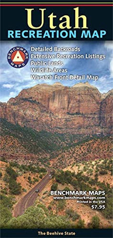 Utah Recreation Map - Wide World Maps & MORE! - Map - Benchmark Maps - Wide World Maps & MORE!
