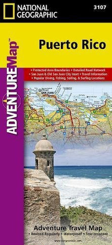 Puerto Rico (National Geographic Adventure Map) - Wide World Maps & MORE! - Book - National Geographic Maps - Wide World Maps & MORE!