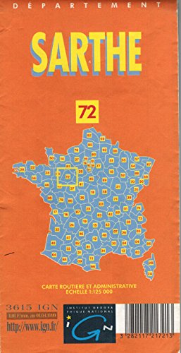 Carte routière : Sarthe [Paperback] - Wide World Maps & MORE! -  - Wide World Maps & MORE! - Wide World Maps & MORE!