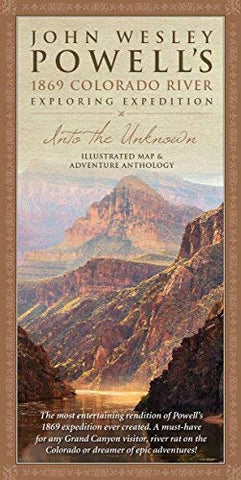 John Wesley Powell's 1869 Colorado River Exploring Expedition: Illustrated Map & Adventure Anthology - Wide World Maps & MORE! - Map - Time Traveler Maps - Wide World Maps & MORE!