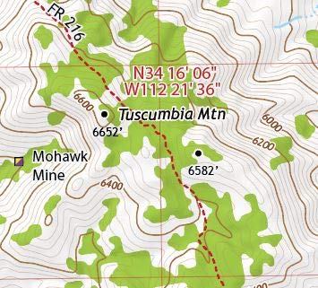 Battle Flat, Arizona / Off-Road Series - Wide World Maps & MORE! - Map - Adventure iDiaz Maps - Wide World Maps & MORE!