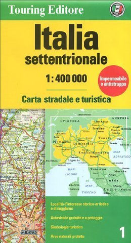 Italy, Northern 1 (Italian Edition) by Touring Club Italiano (2012-01-01) - Wide World Maps & MORE! - Book - Wide World Maps & MORE! - Wide World Maps & MORE!