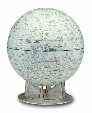 Replogle Moon 12-inch Diam. Tabletop Globe - Wide World Maps & MORE! - Globe - Replogle Globes - Wide World Maps & MORE!