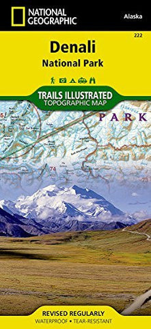 NAT GEO Denali Nat'l Park Map - Wide World Maps & MORE! - Book - National Geographic - Wide World Maps & MORE!