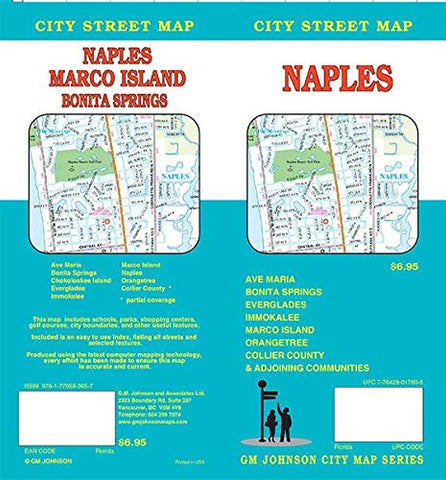Naples / Marco Island, Florida Street Map - Wide World Maps & MORE!