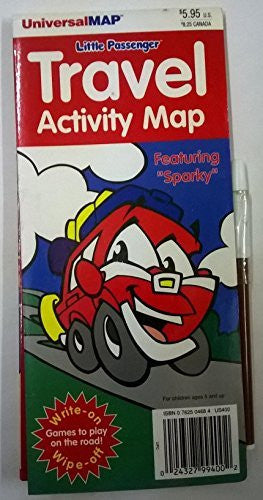 Little Passenger Travel Map (Little Passenger Travel Activity Maps) - Wide World Maps & MORE! - Book - Brand: Universal Map - Wide World Maps & MORE!