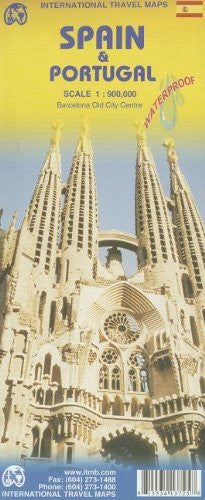 Spain & Portugal 1:900,000 Waterproof (International Travel Maps) - Wide World Maps & MORE! - Map - ITMB Publishing, Ltd. - Wide World Maps & MORE!